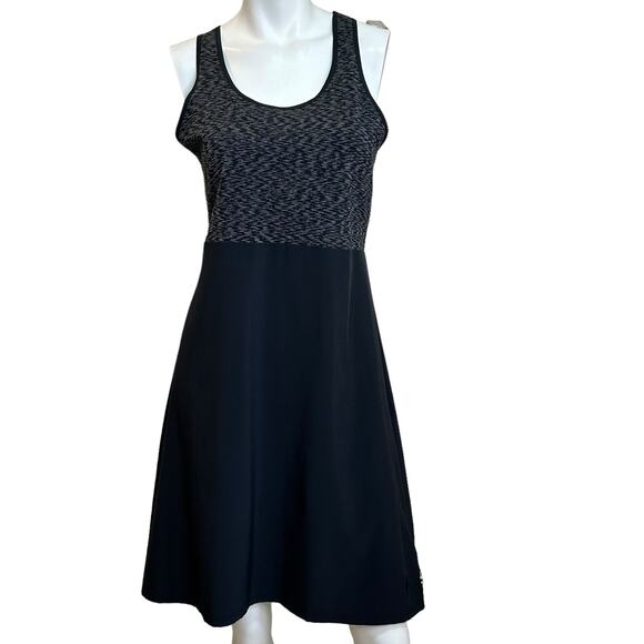 Smartwool Dresses & Skirts - Smartwool Black & Gray Willow Lake Wool Blend Dress sz M